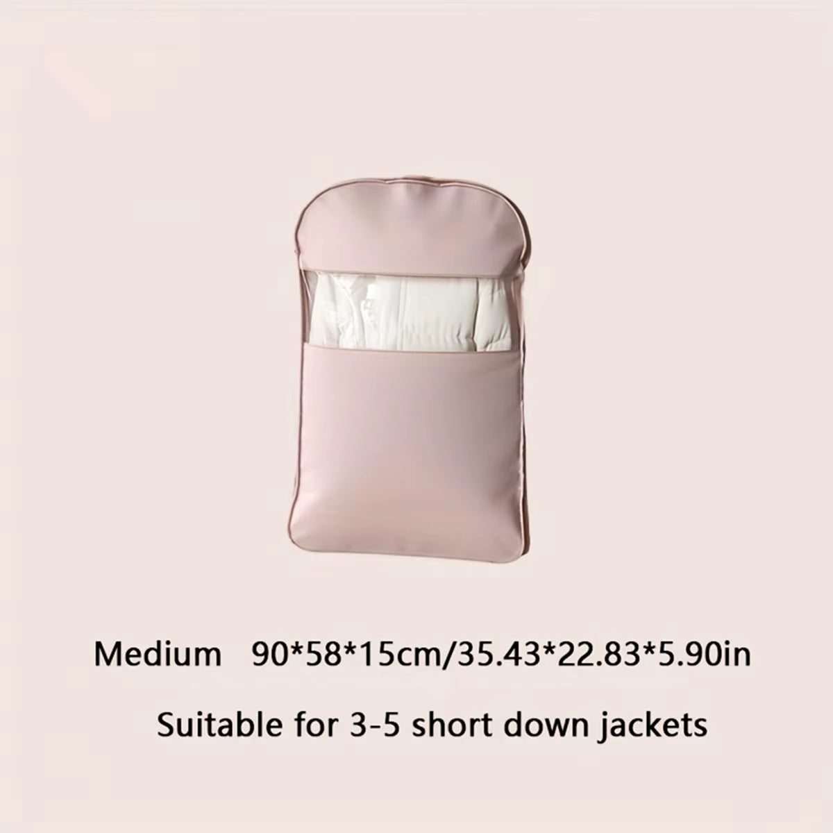 Down Jacket Compression Dust Cover, Wardrobe Clothes, High-Quality Dust-Proof Hanging Household Visible Clothing Dust Cover