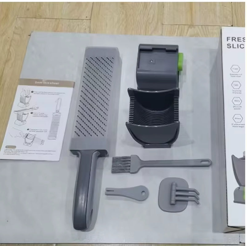 Meat Slicer and Cleaver Kitchen Knife Set for Meat Slicing and Shredding, Manual Fresh Meat Cutter, Slicer for Beef