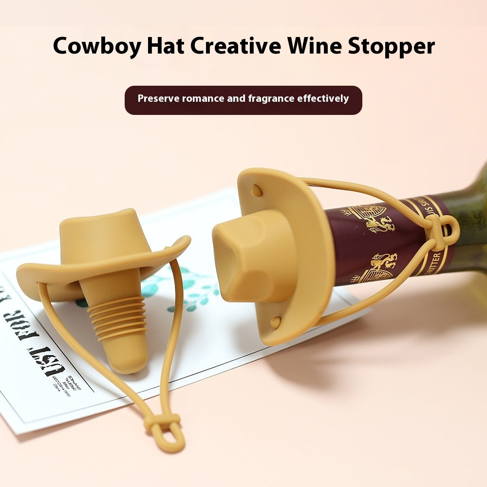 VinoRodeo – Cowboy Hat Silicone Wine Stopper