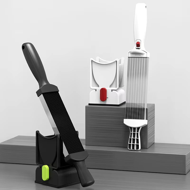 Meat Slicer and Cleaver Kitchen Knife Set for Meat Slicing and Shredding, Manual Fresh Meat Cutter, Slicer for Beef