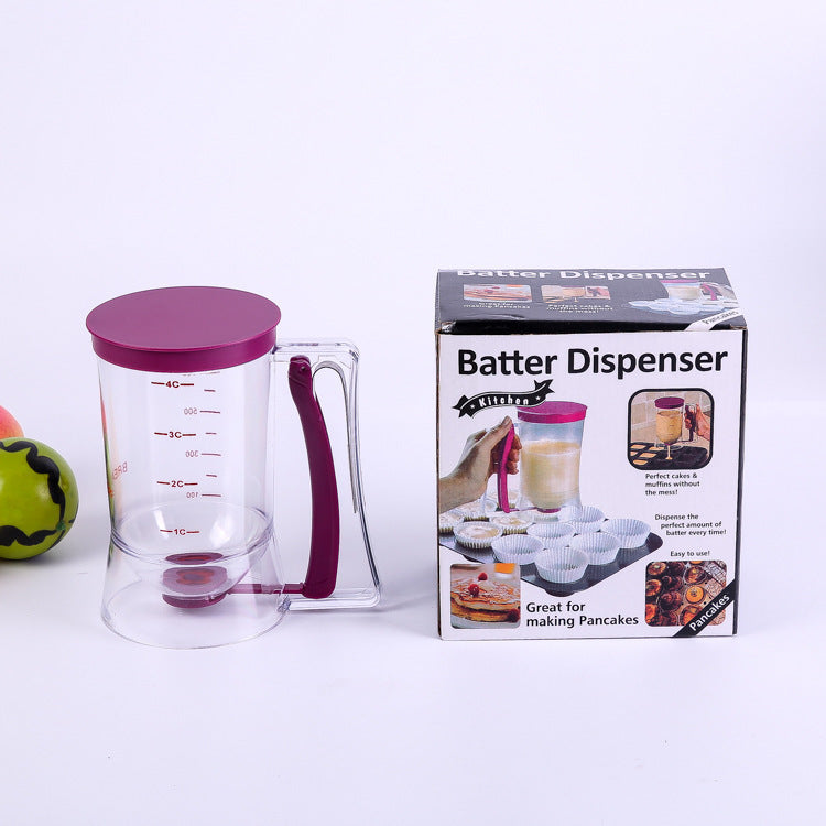 Handheld Batter Dispenser Cup with Separator