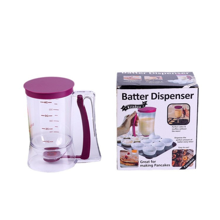 Handheld Batter Dispenser Cup with Separator
