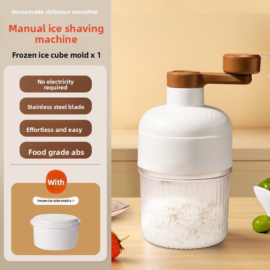 Manual shaved ice small slush machine