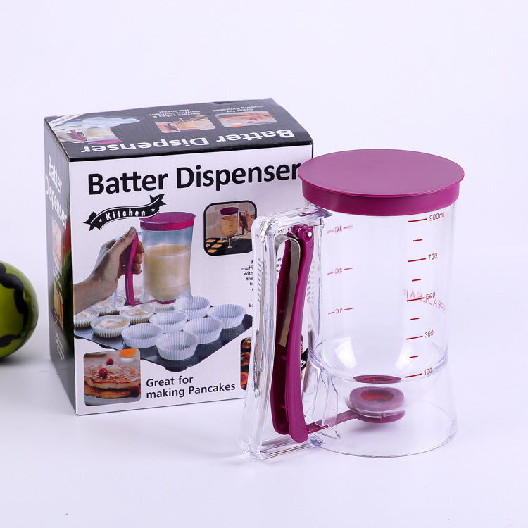 Handheld Batter Dispenser Cup with Separator